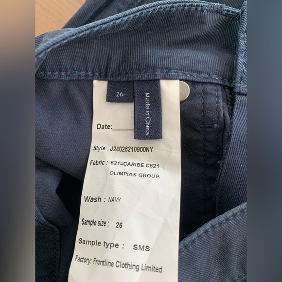 Veronica Beard Crosbie Navy Cropped Wide-Leg Pant NWT - Picture 7 of 7